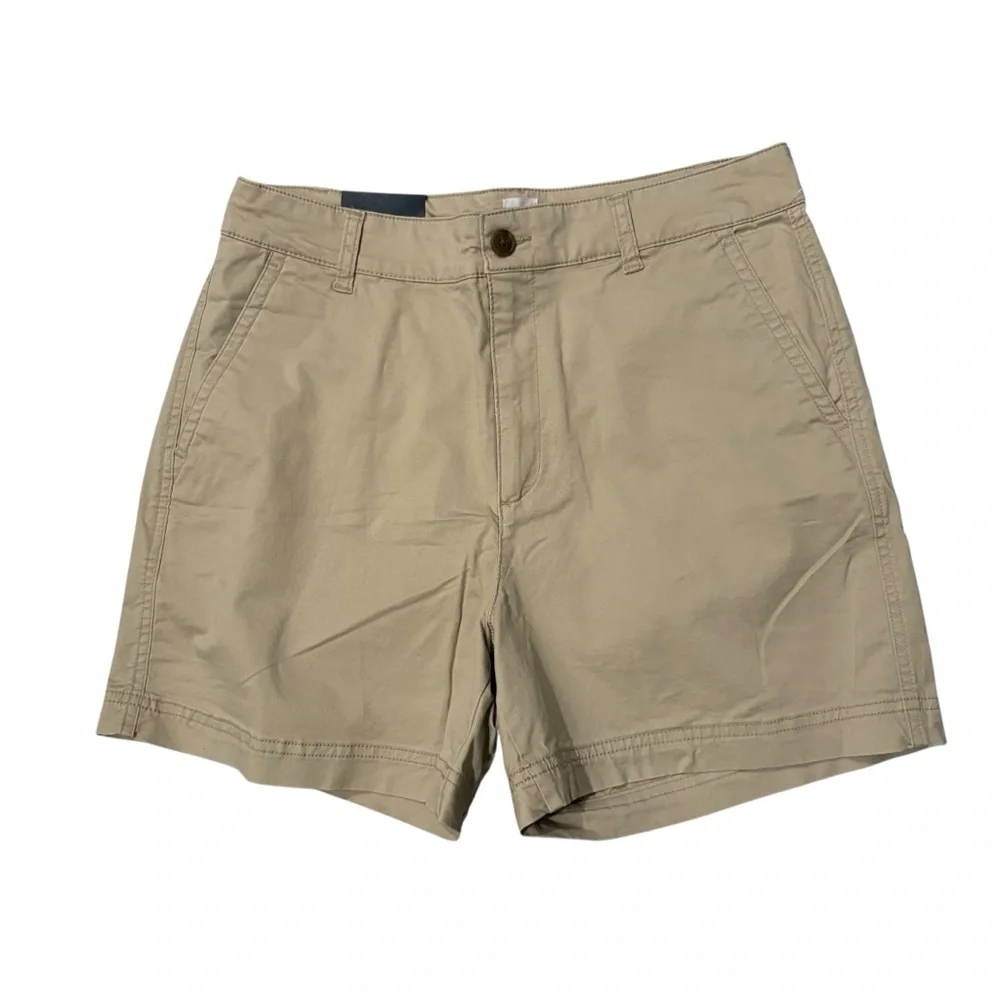 NWT, GAP Girlfriend Khaki Shorts High Rise 5" Inseam, Sz 12 - Picture 7 of 14
